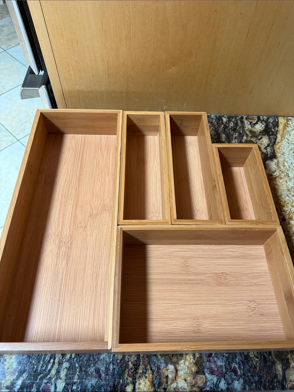 New wooden drawer organizers or display boxes - Picture 2 of 9